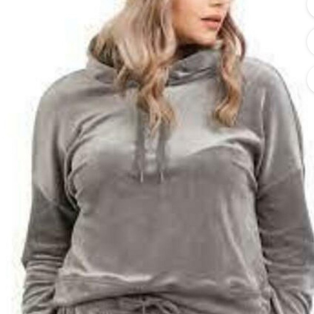 Black Tape Gray Hoodie 1X